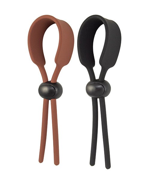 Cock Loops Adjustable Cock Ties - Brown/Black | Shop Lowest Prices at fonlove.shop