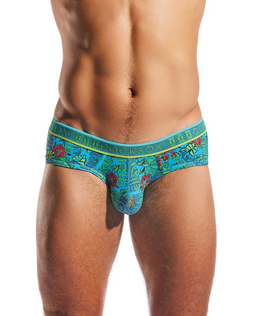 Cocksox Contour Pouch Sports Brief - Multi - Color Tiki SM | Shop Lowest Prices at fonlove.shop
