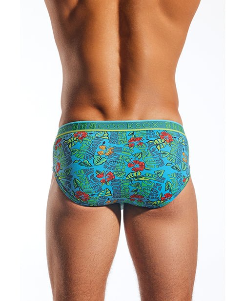 Cocksox Contour Pouch Sports Brief - Multi - Color Tiki XL | Shop Lowest Prices at fonlove.shop