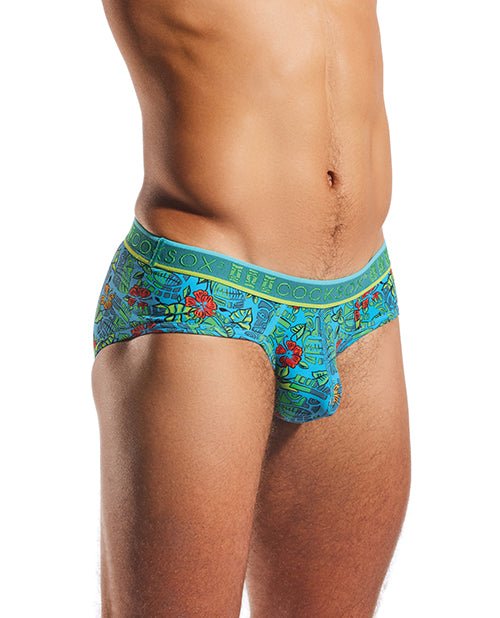 Cocksox Contour Pouch Sports Brief - Multi - Color Tiki XL | Shop Lowest Prices at fonlove.shop