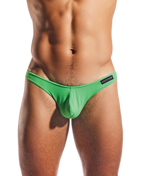 Cocksox Enhancing Pouch Brief - Palm Leaf Green LG | Shop Lowest Prices at fonlove.shop
