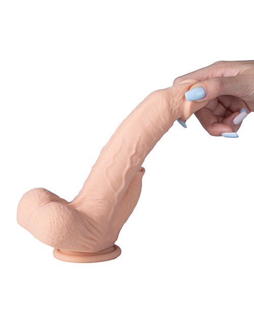 Colter App Controlled Realistic 8.5" Thrusting Dildo Vibrator w/Clit Licker - Ivory | Shop Lowest Prices at fonlove.shop