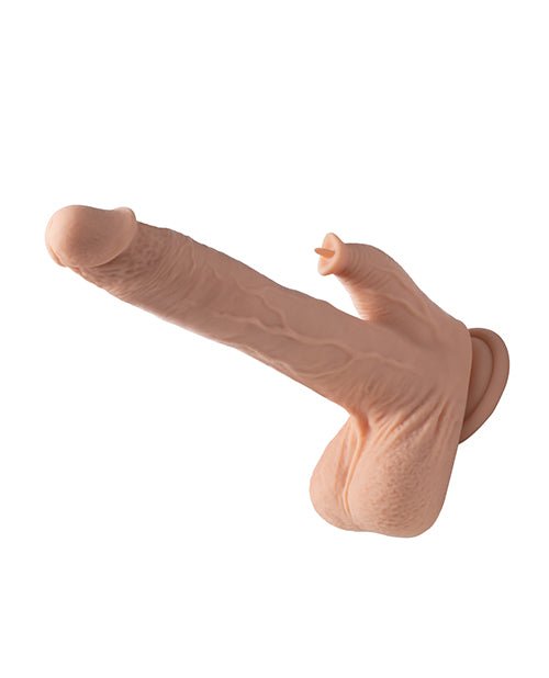 Colter App Controlled Realistic 8.5" Thrusting Dildo Vibrator w/Clit Licker - Ivory | Shop Lowest Prices at fonlove.shop