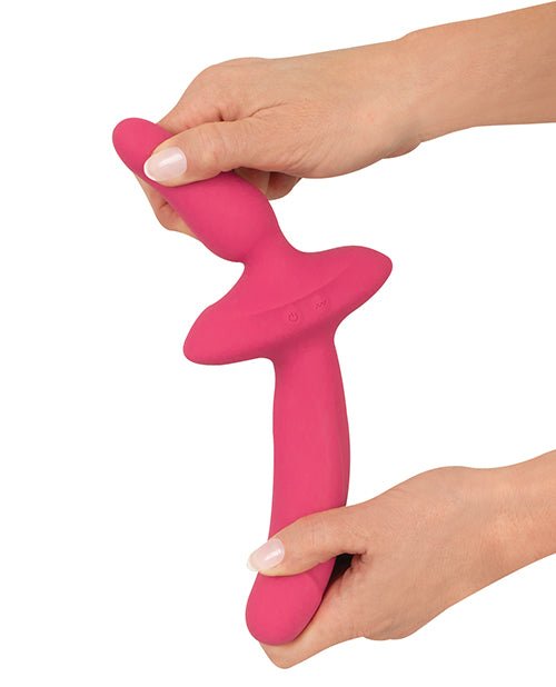 Couples Choice 2in1 Vaginal & Anal Vibrator - Pink | Shop Lowest Prices at fonlove.shop
