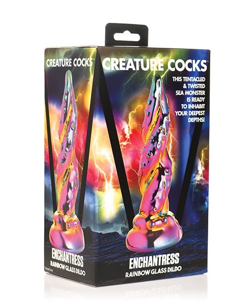 Creature Cocks Enchantress Rainbow Glass Dildo | Shop Lowest Prices at fonlove.shop