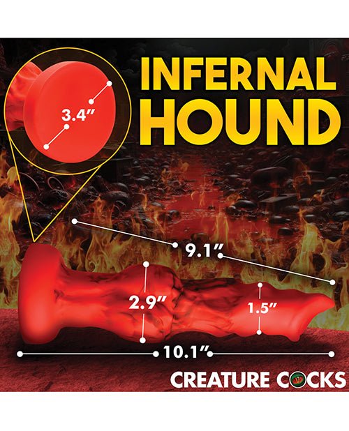 Creature Cocks Fire Hound Silicone Dildo | Shop Lowest Prices at fonlove.shop