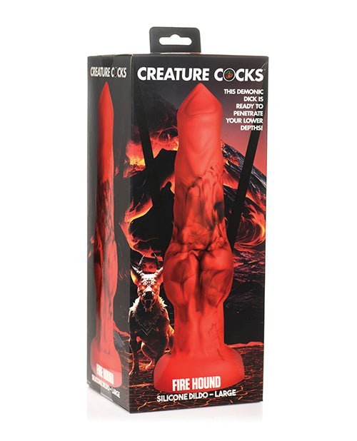 Creature Cocks Fire Hound Silicone Dildo | Shop Lowest Prices at fonlove.shop