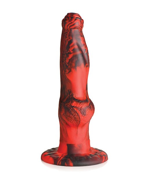 Creature Cocks Hell - Wolf Thrusting & Vibrating Silicone Dildo | Shop Lowest Prices at fonlove.shop