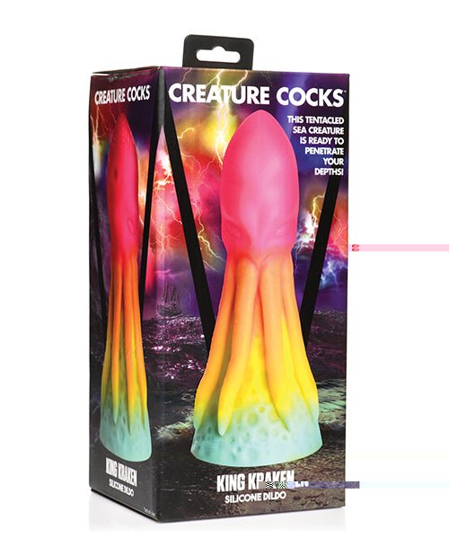 Creature Cocks King Kraken Silicone Dildo - Multi Color | Shop Lowest Prices at fonlove.shop