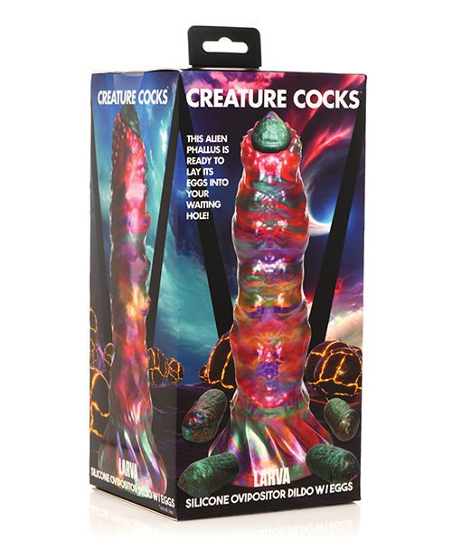 Creature Cocks Larva Ovipositor Silicone Dildo With Eggs | Shop Lowest Prices at fonlove.shop
