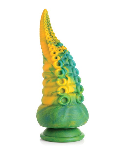 Creature Cocks Monstropus Tentacled Monster Silicone Dildo - Green/yellow | Shop Lowest Prices at fonlove.shop