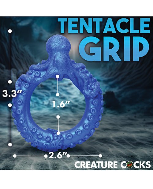 Creature Cocks Poseidon's Octo Silicone Cock Ring - Blue | Shop Lowest Prices at fonlove.shop