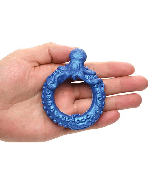 Creature Cocks Poseidon's Octo Silicone Cock Ring - Blue | Shop Lowest Prices at fonlove.shop