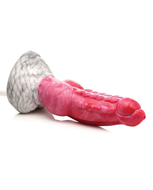 Creature Cocks Resurrector Phoenix Squirting Silicone Dildo - Red/White | Shop Lowest Prices at fonlove.shop