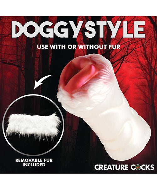 Creature Cocks Snow She - Wolf Silicone Stroker | Shop Lowest Prices at fonlove.shop