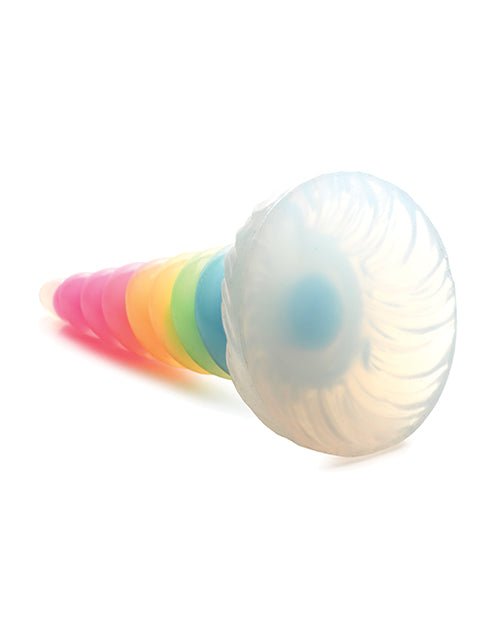 Creature Cocks Uni Glow in the Dark Silicone Dildo - Rainbow | Shop Lowest Prices at fonlove.shop