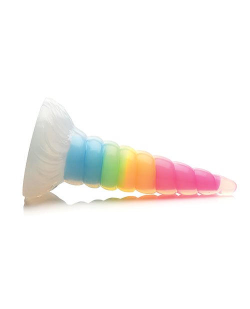 Creature Cocks Uni Glow in the Dark Silicone Dildo - Rainbow | Shop Lowest Prices at fonlove.shop