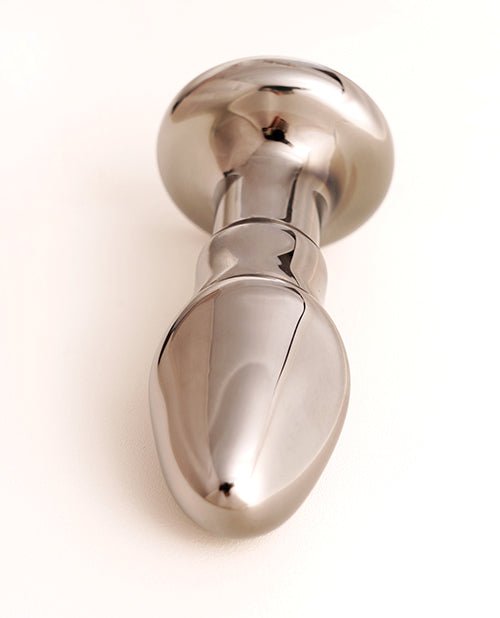 Crsital Black Opal Anal Glass Dildo Vibe - Gun Metal | Shop Lowest Prices at fonlove.shop
