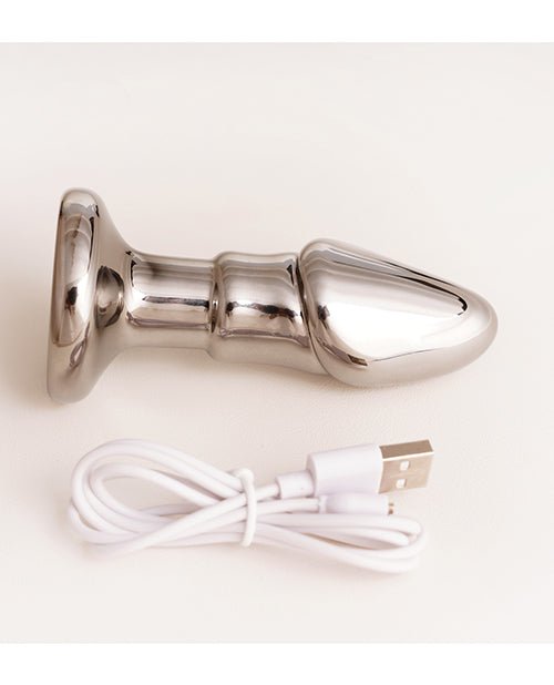 Crsital Black Opal Anal Glass Dildo Vibe - Gun Metal | Shop Lowest Prices at fonlove.shop