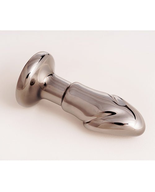 Crsital Black Opal Anal Glass Dildo Vibe - Gun Metal | Shop Lowest Prices at fonlove.shop