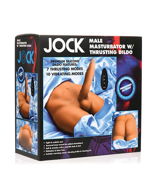 Curve Toys Jock Male Masturbator w/Thrusting Dildo | Shop Lowest Prices at fonlove.shop