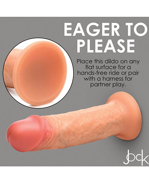 Curve Toys Jock Real Skin Silicone 8" Dildo | Shop Lowest Prices at fonlove.shop