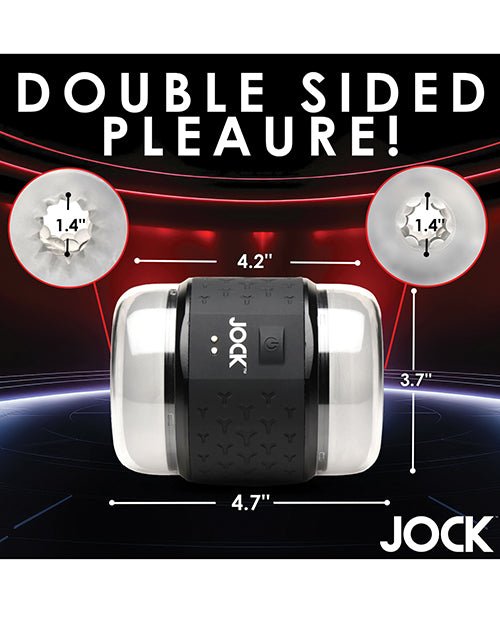 Curve Toys Jock Vibrating Double Stroker - Black | Shop Lowest Prices at fonlove.shop