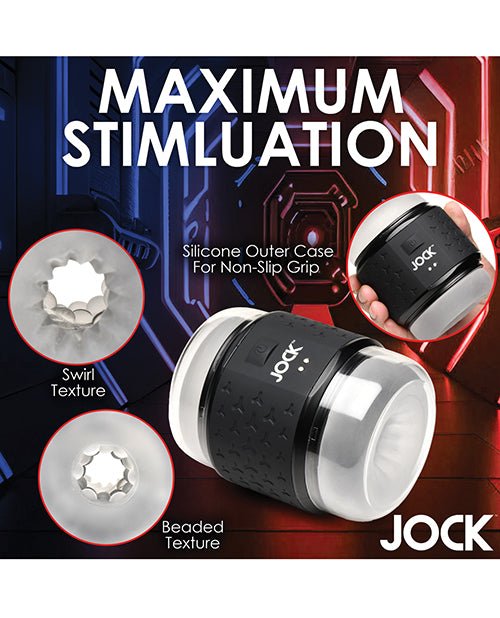 Curve Toys Jock Vibrating Double Stroker - Black | Shop Lowest Prices at fonlove.shop