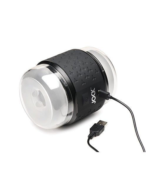 Curve Toys Jock Vibrating Double Stroker - Black | Shop Lowest Prices at fonlove.shop