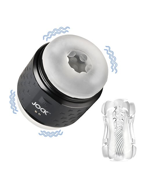 Curve Toys Jock Vibrating Double Stroker - Black | Shop Lowest Prices at fonlove.shop