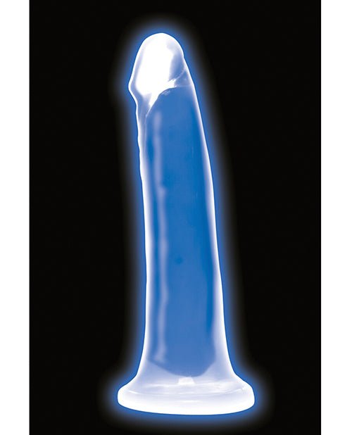 Curve Toys Lollicock 7" Glow In The Dark Silicone Dildo - Blue | Shop Lowest Prices at fonlove.shop