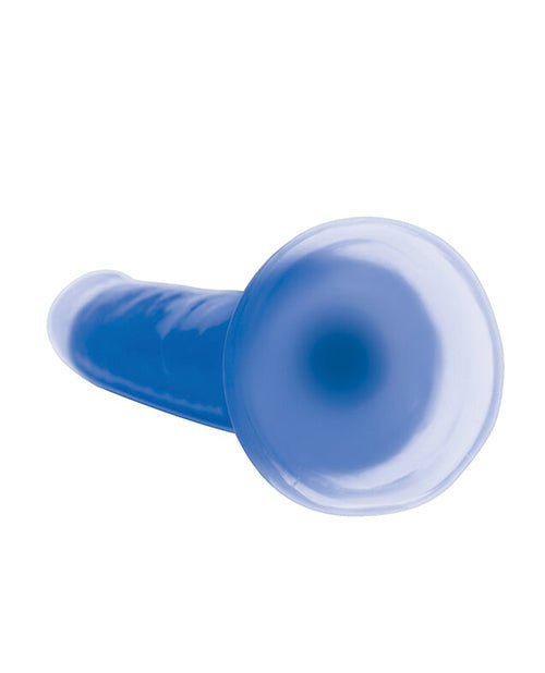 Curve Toys Lollicock 7" Glow In The Dark Silicone Dildo - Blue | Shop Lowest Prices at fonlove.shop