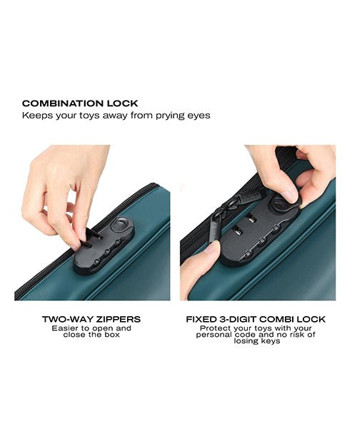 Dorcel Lockable Discreet Box - Luxury Green | Shop Lowest Prices at fonlove.shop