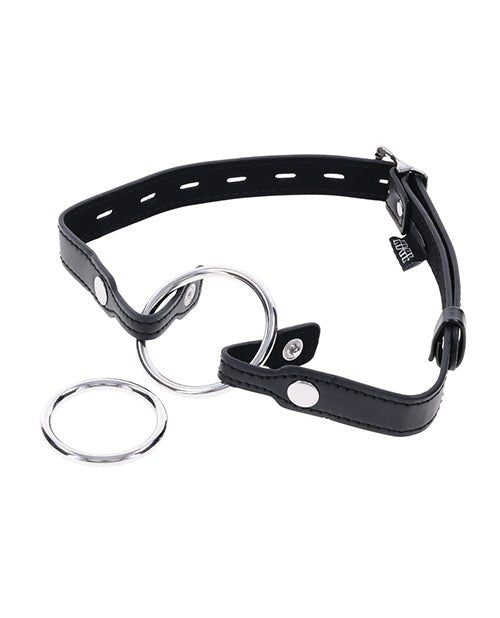 Edge Interchangeable Ring Gag - Black | Shop Lowest Prices at fonlove.shop