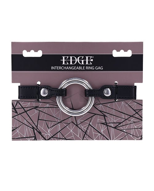 Edge Interchangeable Ring Gag - Black | Shop Lowest Prices at fonlove.shop