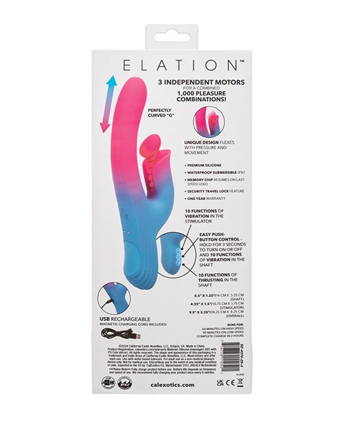 Elation Thrusting Dual Stimulator - Blue/Pink | Shop Lowest Prices at fonlove.shop