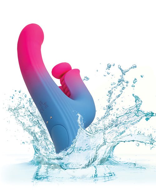 Elation Thrusting Dual Stimulator - Blue/Pink | Shop Lowest Prices at fonlove.shop