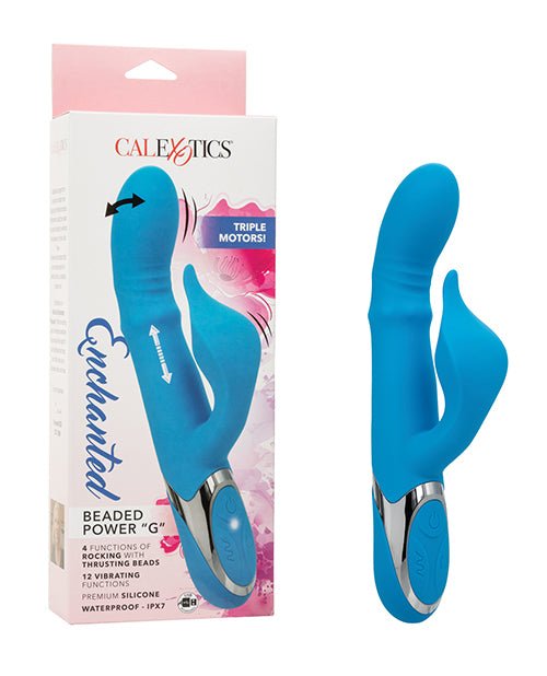 Enchanted Beaded Power "G" Vibrator - Blue | Shop Lowest Prices at fonlove.shop