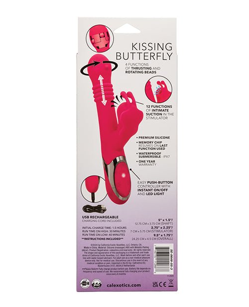 Enchanted Kissing Butterfly Vibrator - Pink | Shop Lowest Prices at fonlove.shop