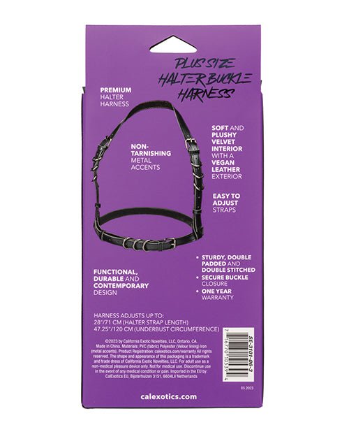 Euphoria Collection Plus Size Halter Buckle Harness | Shop Lowest Prices at fonlove.shop