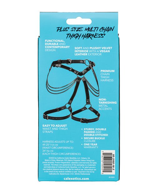 Euphoria Collection Plus Size Multi Chain Thigh Harness | Shop Lowest Prices at fonlove.shop