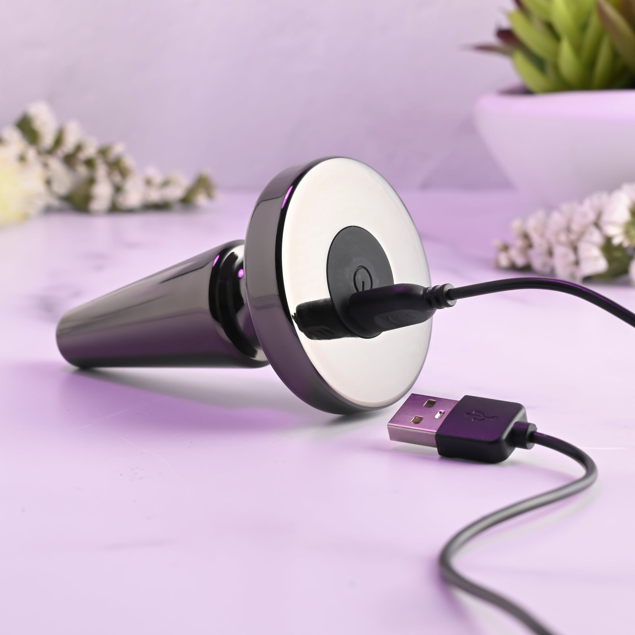 Evolved Beginner Vibrating Rechargeable Metal Plug | Shop Lowest Prices at fonlove.shop