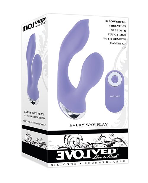 Evolved Every Way Play Remote Controlled Rabbit Vibrator - Lilac | Shop Lowest Prices at fonlove.shop