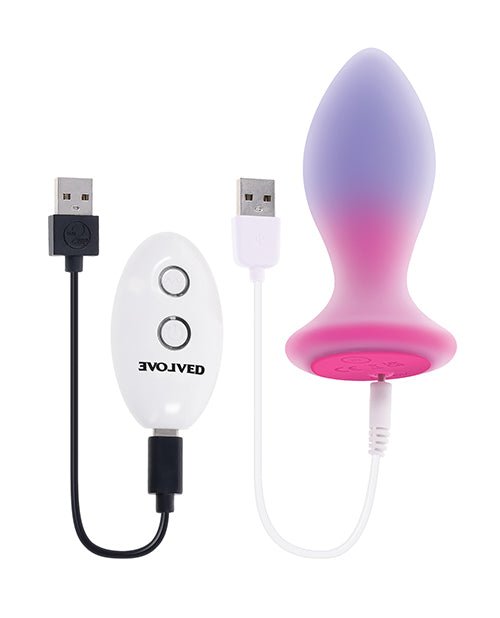 Evolved Paradise Plug Butt Plug w/Remote Control - Pink/Purple | Shop Lowest Prices at fonlove.shop