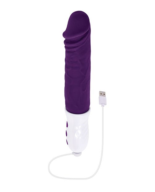 Evolved Plum Thrust Realistic Shaft Vibrator - Purple | Shop Lowest Prices at fonlove.shop