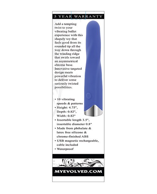 Evolved Twisted Temptation Vibrating Bullet - Purple | Shop Lowest Prices at fonlove.shop
