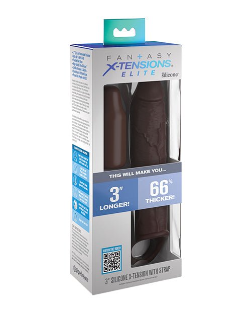 Fantasy X - tensions Elite 7" Extension w/Strap - Brown | Shop Lowest Prices at fonlove.shop