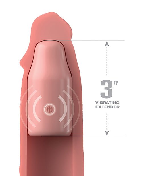 Fantasy X - tensions Elite 9" Sleeve Vibrating 3" Plug W/remote | Shop Lowest Prices at fonlove.shop