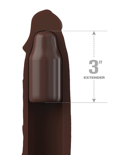 Fantasy X - tensions Elite 9" Sleeve w/3" Plug - Brown | Shop Lowest Prices at fonlove.shop