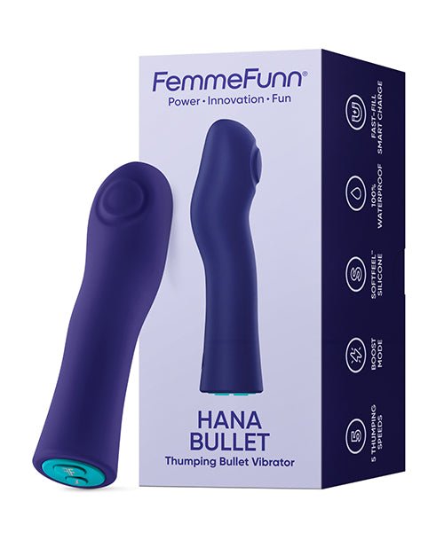 Femme Funn Hana Fingerlike Thumping Bullet - Dark Purple | Shop Lowest Prices at fonlove.shop
